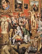 ZOFFANY  Johann The Tribuna of the Uffizi (detail) oil painting picture wholesale